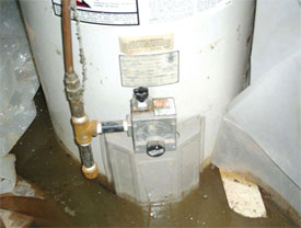 Leaking water heater damage can be prevented