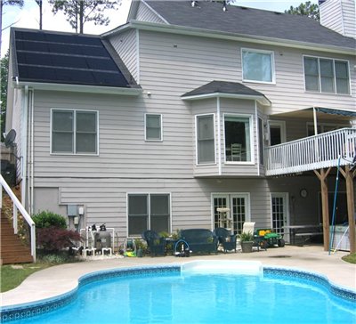 Solar pool heater