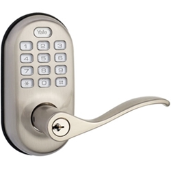 Yale YRL210-NR Z-Wave Push Button Lever Door Lock