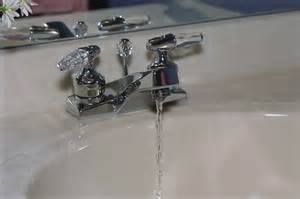 open faucets