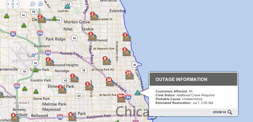 summer power outages