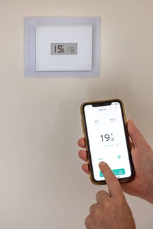 Use your smartphone to control your thermostat!